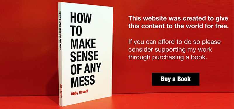 How To Make Sense of Any Mess Book Cover